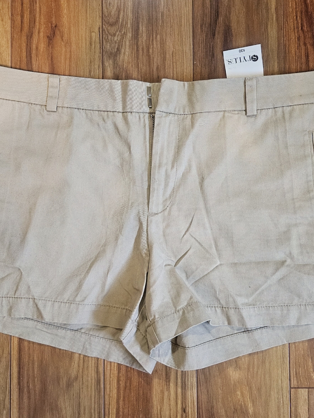 STYLUS Women's Light Tan Casual Shorts
